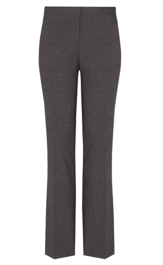 Senior Girl's Grey Slim Leg Trousers - School Days Direct