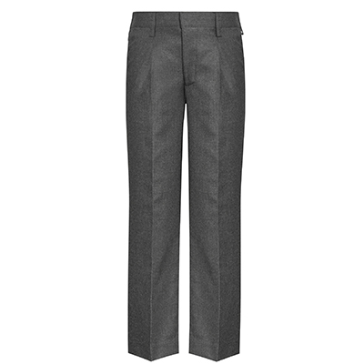 Boy's Grey School Trousers - School Days Direct