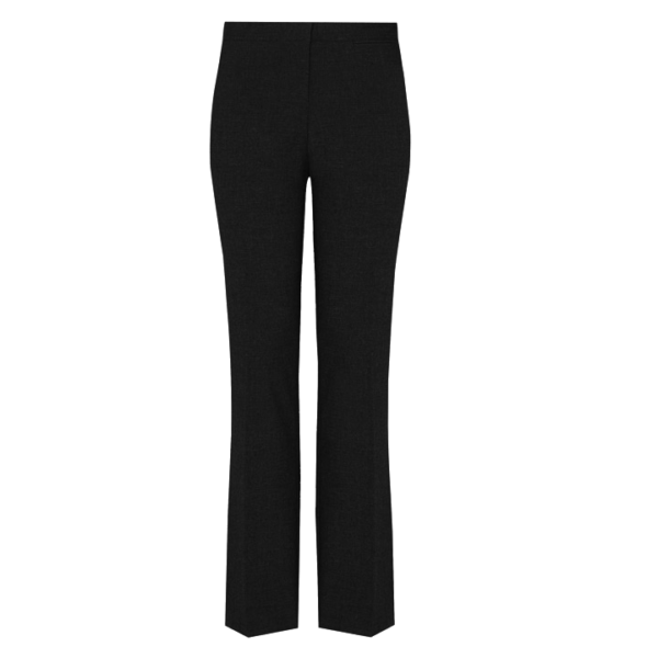 Senior Girl's Black Slim-Leg School Trousers - School Days Direct