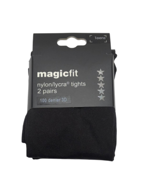 Black Opaque Tights (Twin Pack)
