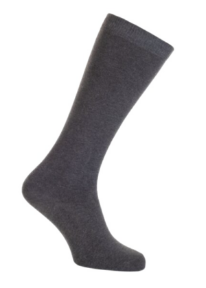 Girl's Grey Long Socks (Triple Pack)