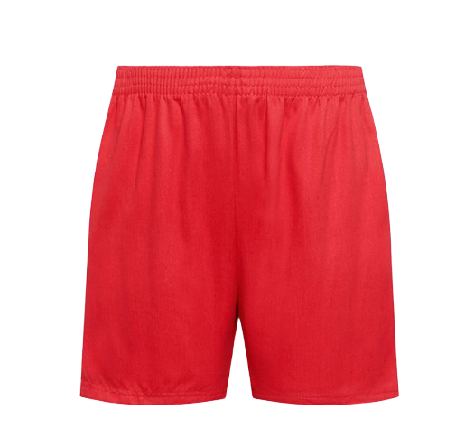 Red Classic Sports Shorts - School Days Direct