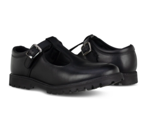 Emily T-Bar Girls School Shoe