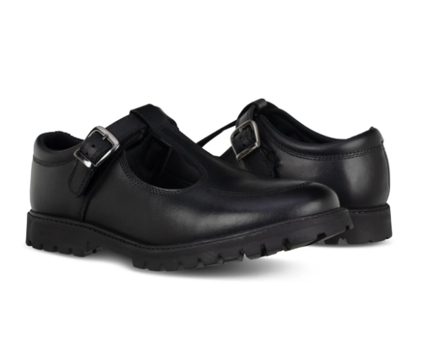 Emily T-Bar Girls School Shoe