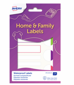 Waterproof Name Labels (24 Labels)